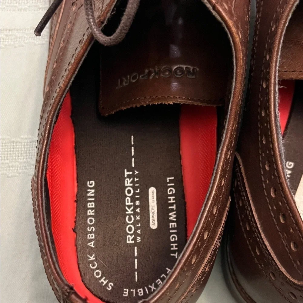 ROCKPORTClassic Brown Leather Men's Dress Shoes size 11W